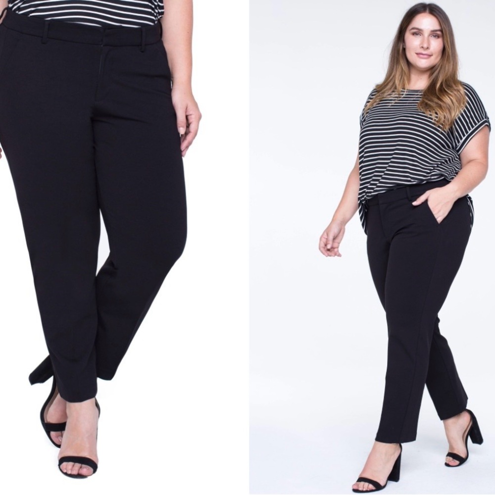 Liverpool black Kayla pull on trousers